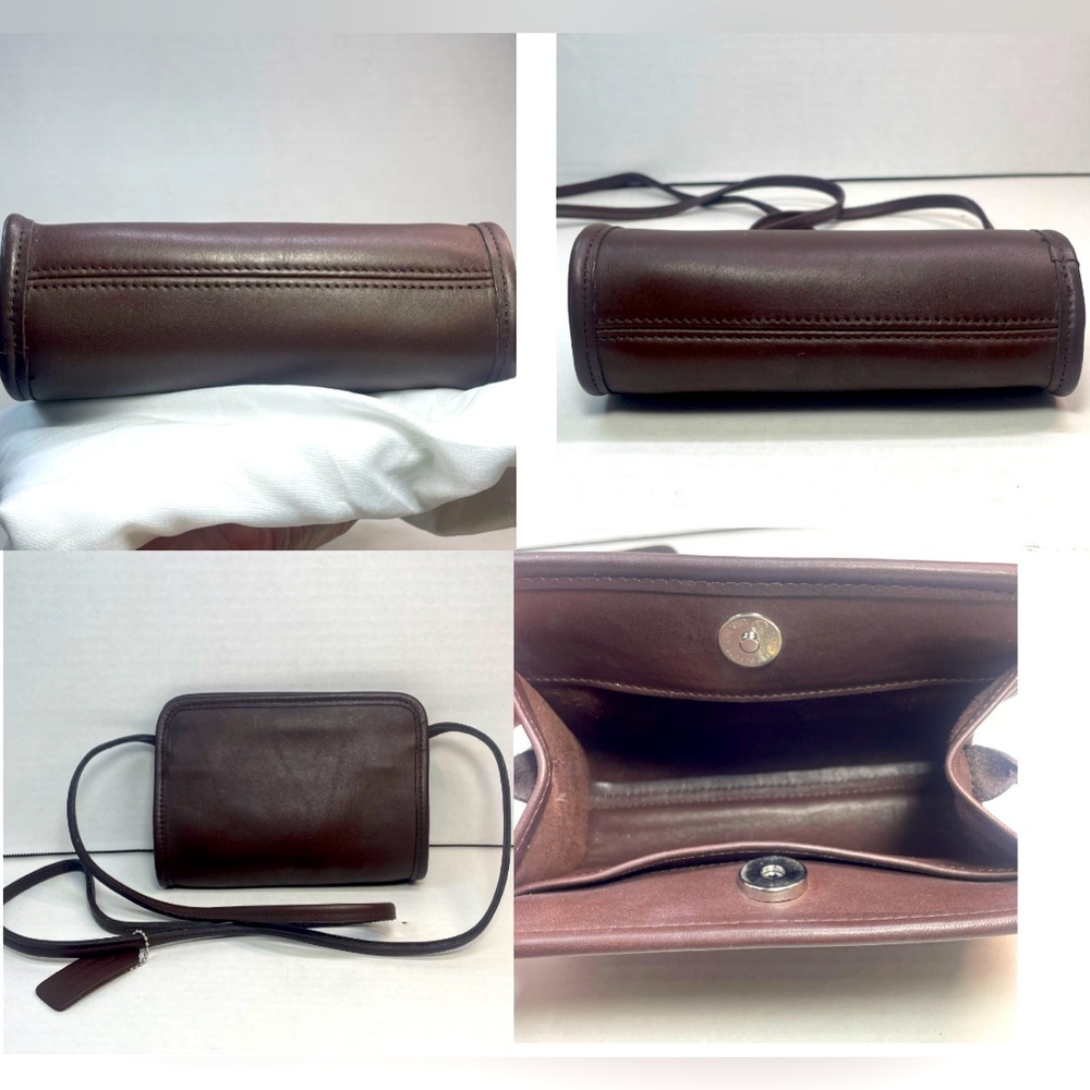 Rare Vintage Mahogany Coach Disco Crossbody Near Mint PRICE FIRM NWOT - Picture 8 of 16